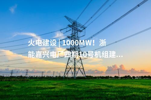火電建設(shè) | 1000MW！浙能嘉興電廠四期10號機組建設(shè)用地獲批準(zhǔn)