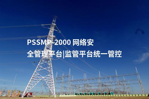 PSSMP-2000 廠站一體化監(jiān)視|分析